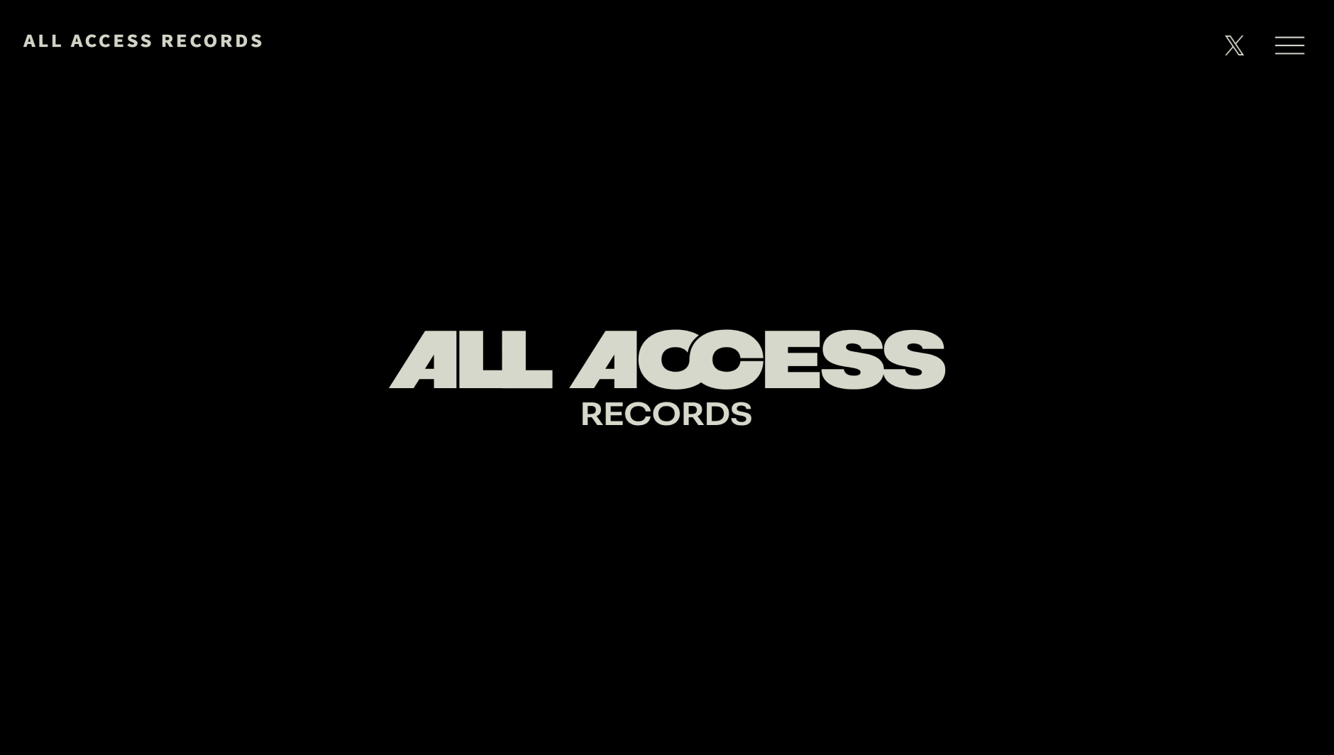 ALL ACCESS RECORDS PCサイト #1