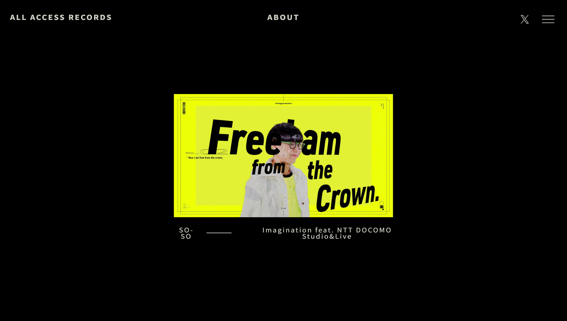 ALL ACCESS RECORDS PCサイト #2