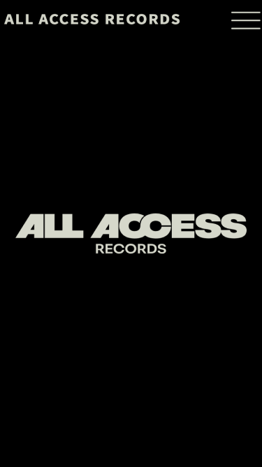 ALL ACCESS RECORDS SP表示 #1